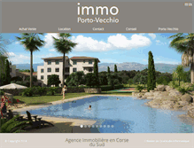 Tablet Screenshot of immoportovecchio.com